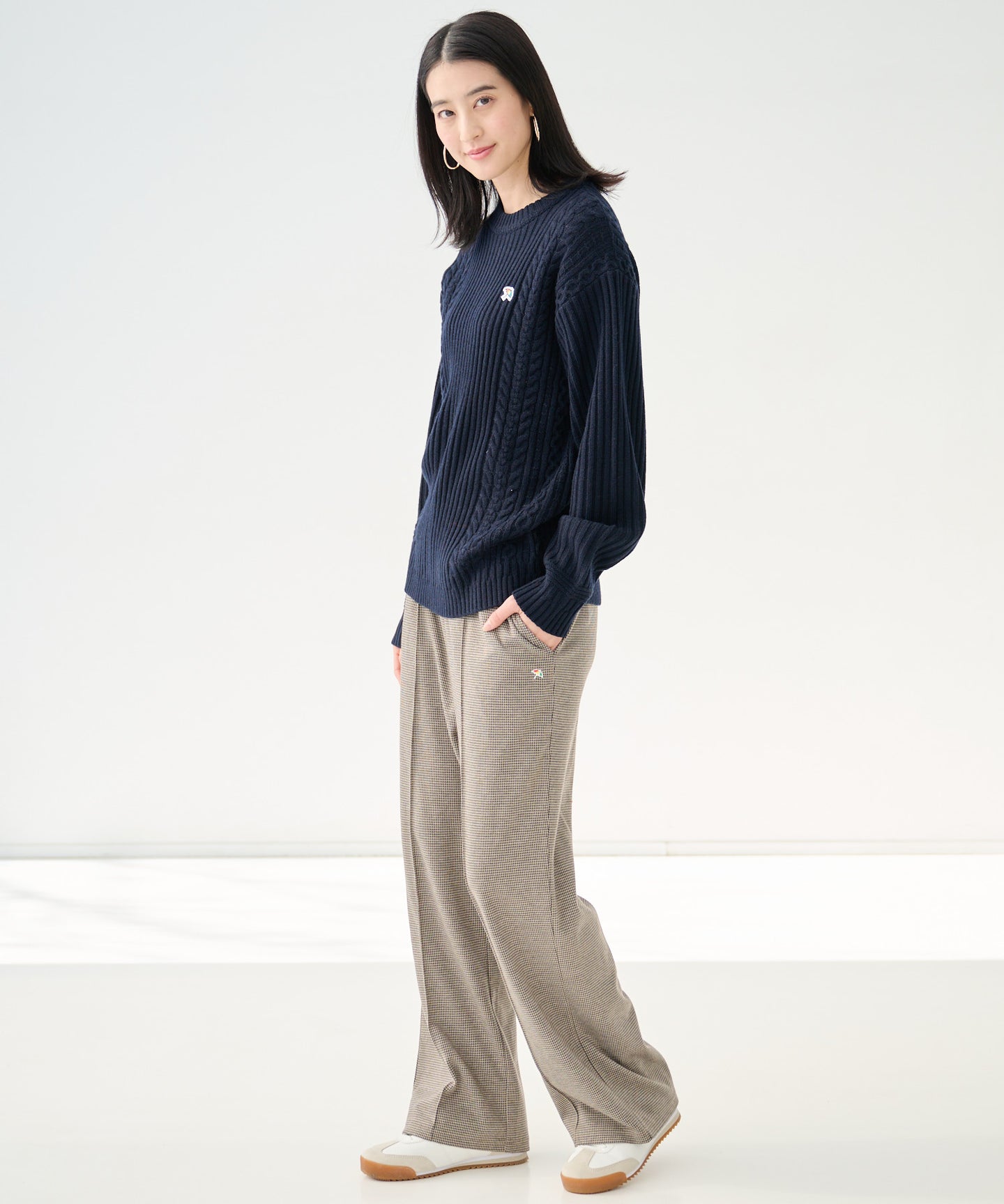 Arnold Palmer シェア ミックスパターン ニットプルオーバー